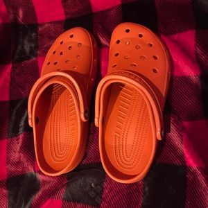 Red Crocs